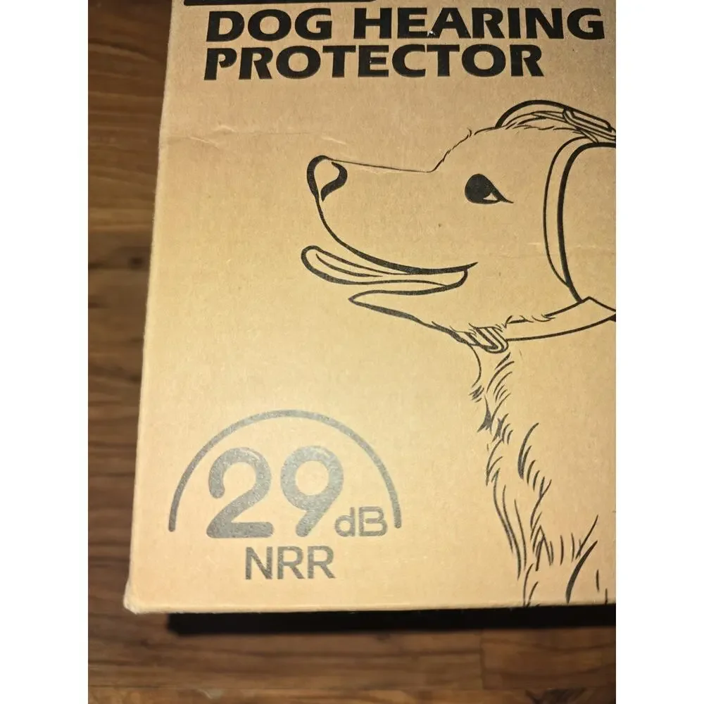 Dog Earmuffs For Hearing Protection 29dB NRR ear muffs Red Size Large S13